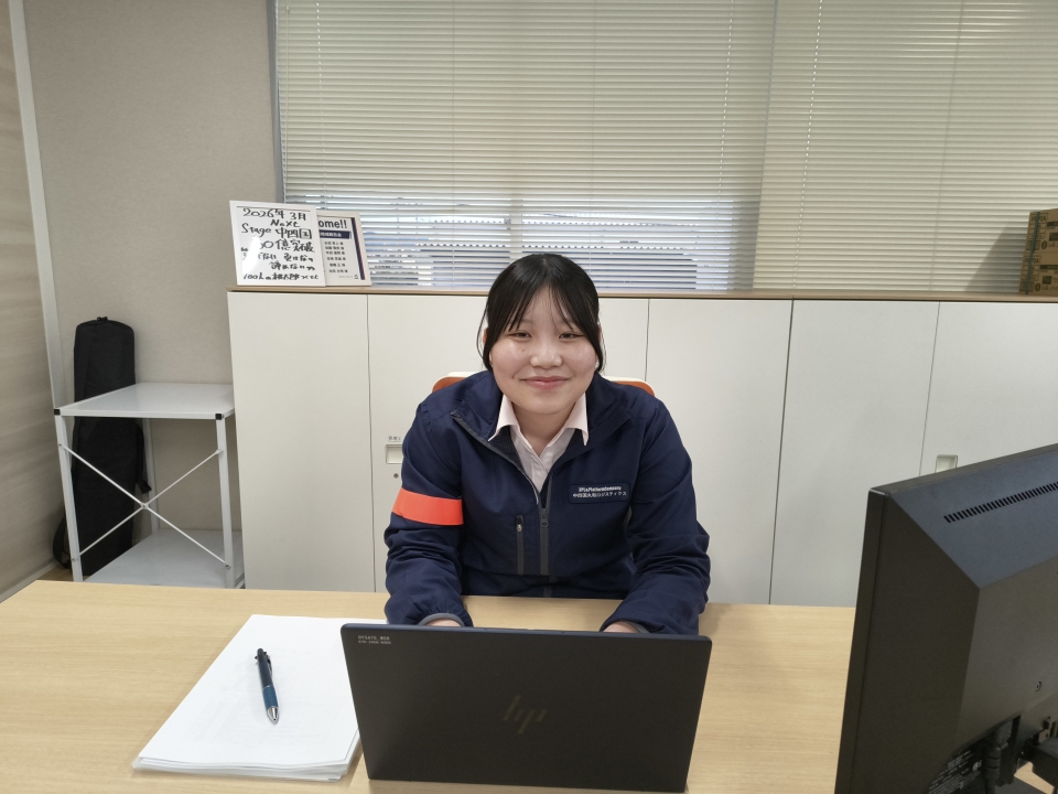 先輩の声　目見田さん<中四国丸和ロジスティクス>